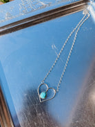 Munford Turquoise Heart Necklace - Horseshoe J & Co.