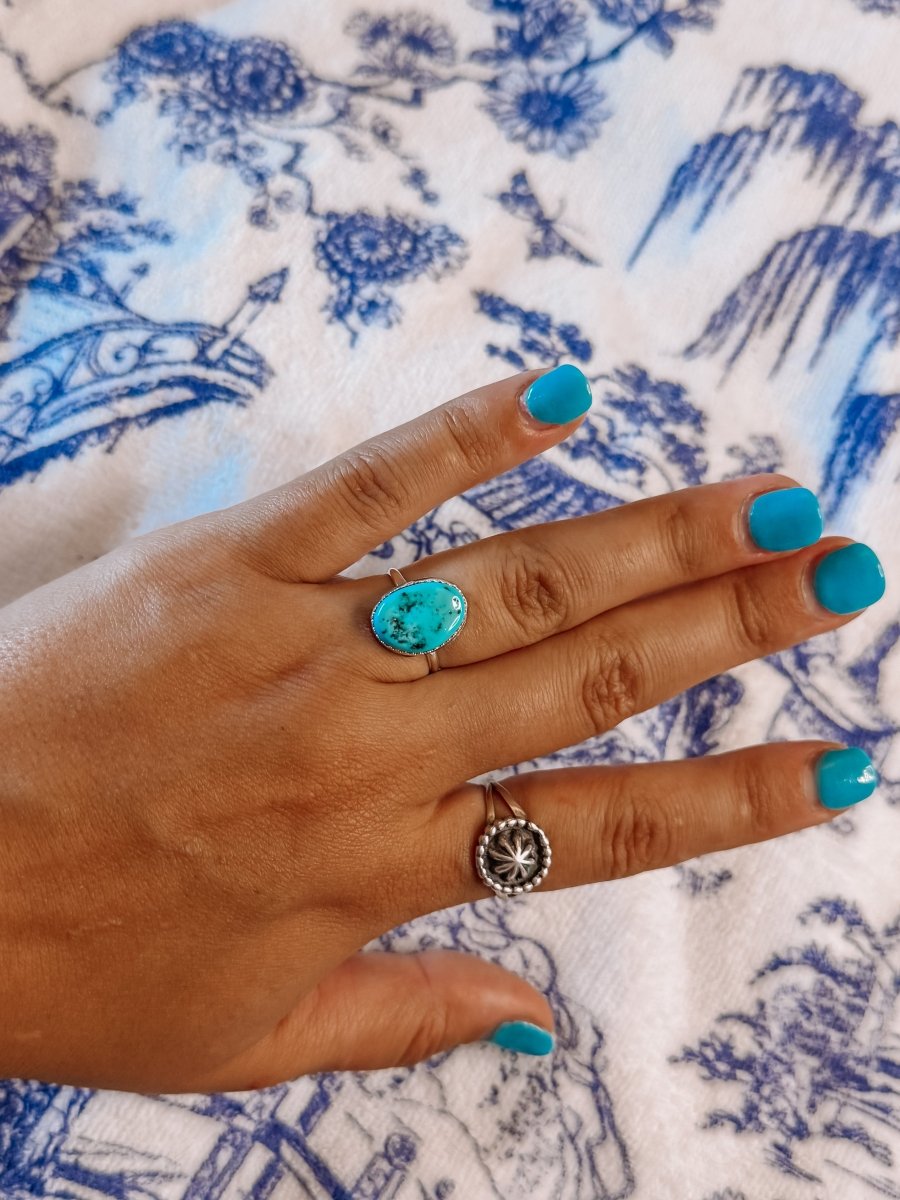 Nash Turquoise Ring - ring - Horseshoe J & Co.