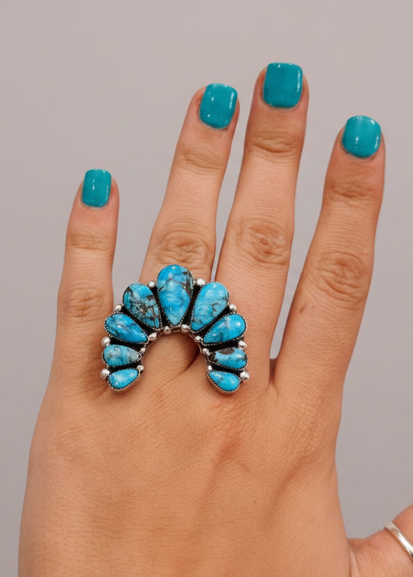 Nazarine Turquoise Naja Ring - Wooten's