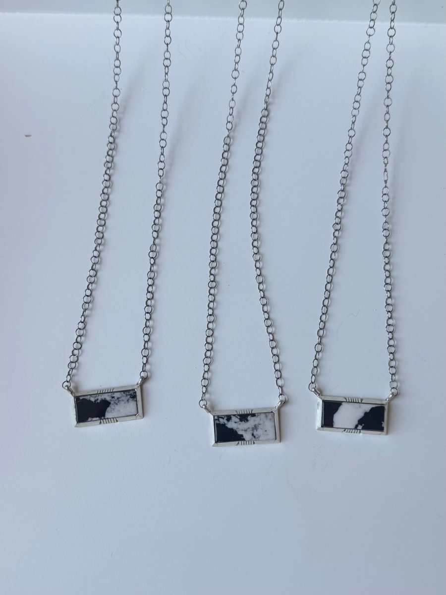 Nederland White Buffalo Necklace - Horseshoe J & Co.