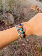 Newbern Multi - Stone Cuff Bracelet - Horseshoe J & Co.