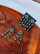 Newton Waterfall Turquoise Earrings - Horseshoe J & Co.
