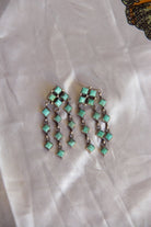 Newton Waterfall Turquoise Earrings - Horseshoe J & Co.