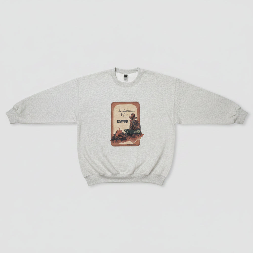 Nightmare Before Coffee Crewneck Sweatshirt - sweatshirt - Horseshoe J & Co.