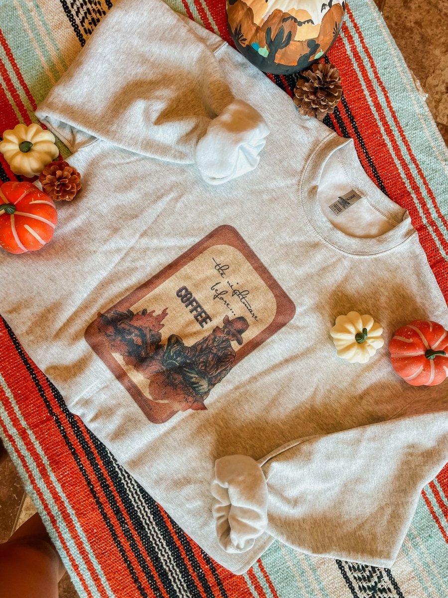 Nightmare Before Coffee Crewneck Sweatshirt - sweatshirt - Wooten's