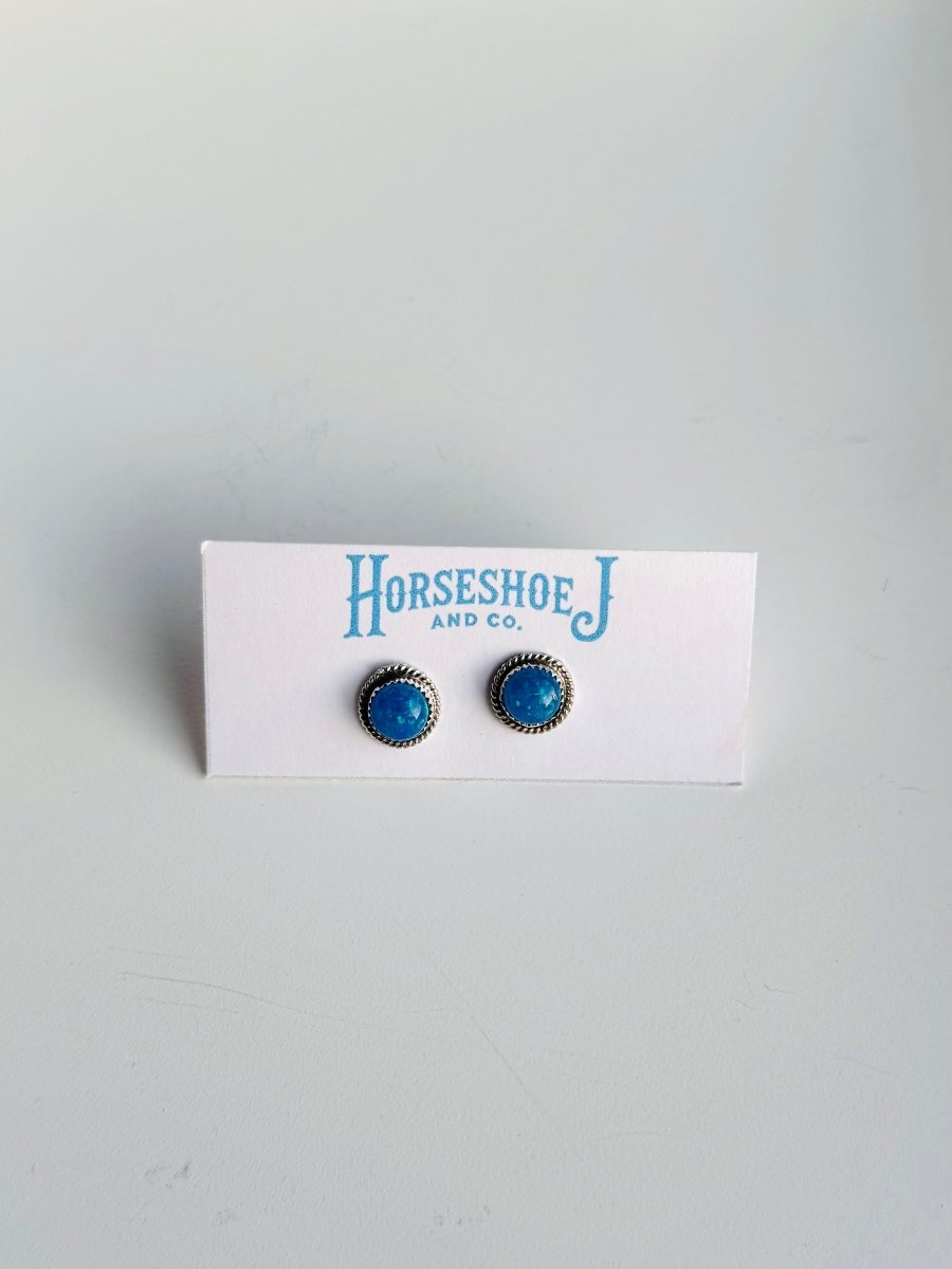 Nitota Blue Opal Earrings - Wooten's