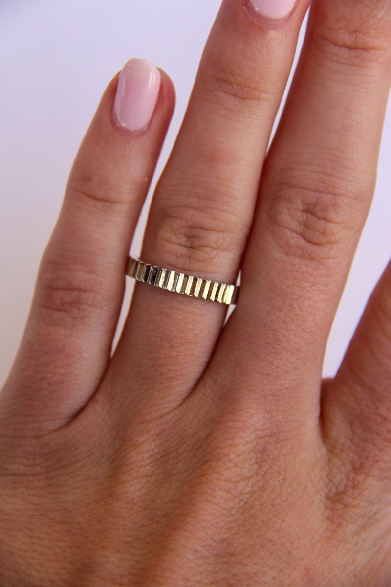 Noxon Ridged Ring - Wooten's