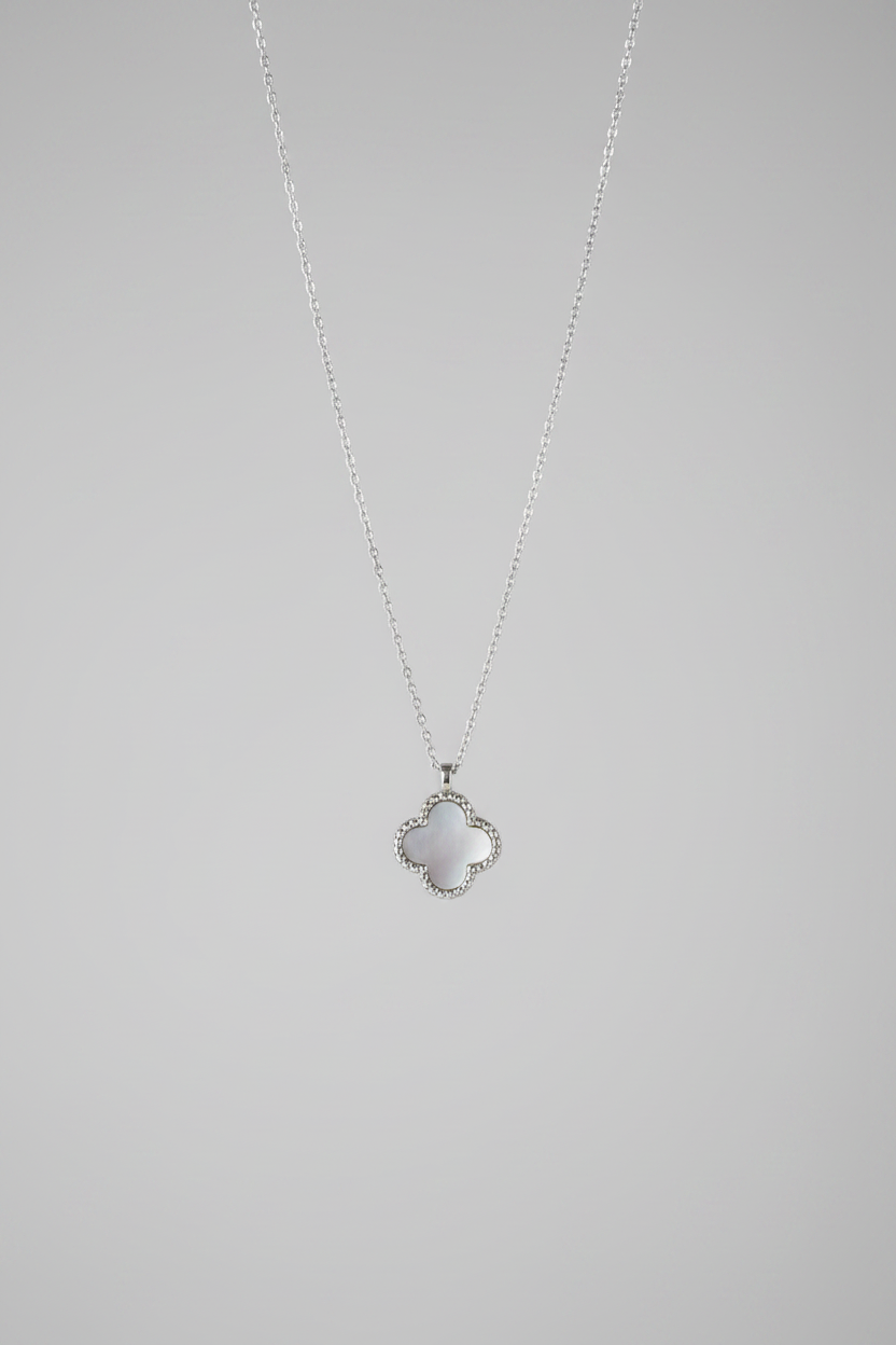 Nye Mother of Pearl Clover Necklace - Wooten's