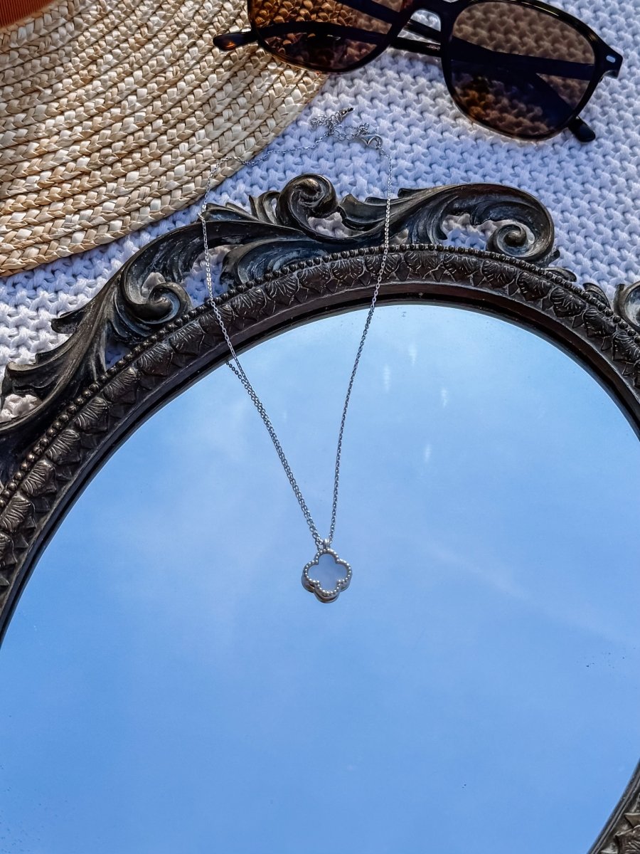 Nye Mother of Pearl Clover Necklace - Wooten's