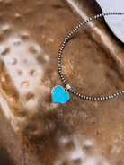 Obion Turquoise Heart Necklace Pendant - Horseshoe J & Co.