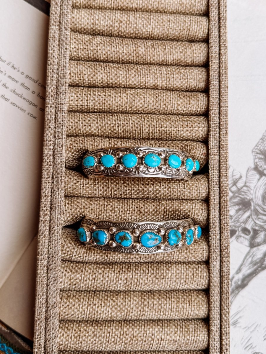 Opheim Turquoise Cuff Bracelet - Horseshoe J & Co.