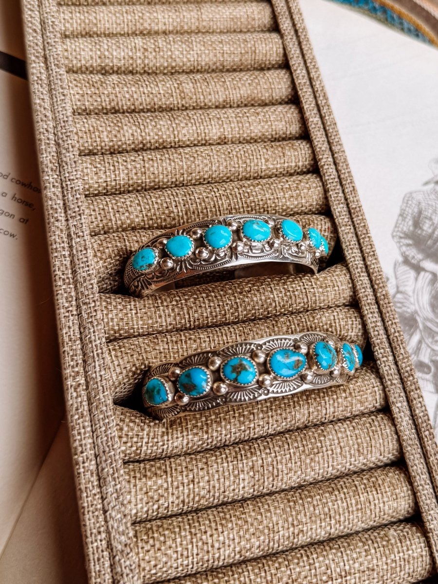 Opheim Turquoise Cuff Bracelet - Horseshoe J & Co.