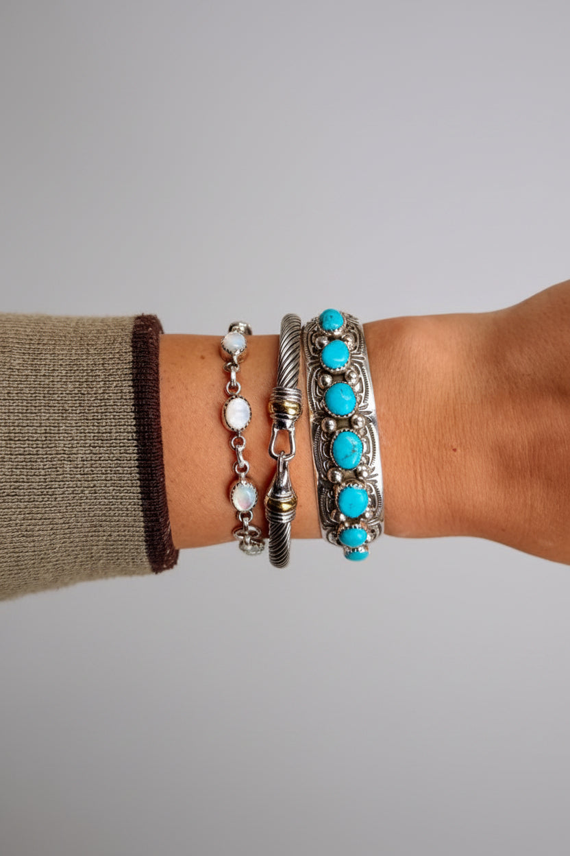Opheim Turquoise Cuff Bracelet - Wooten's