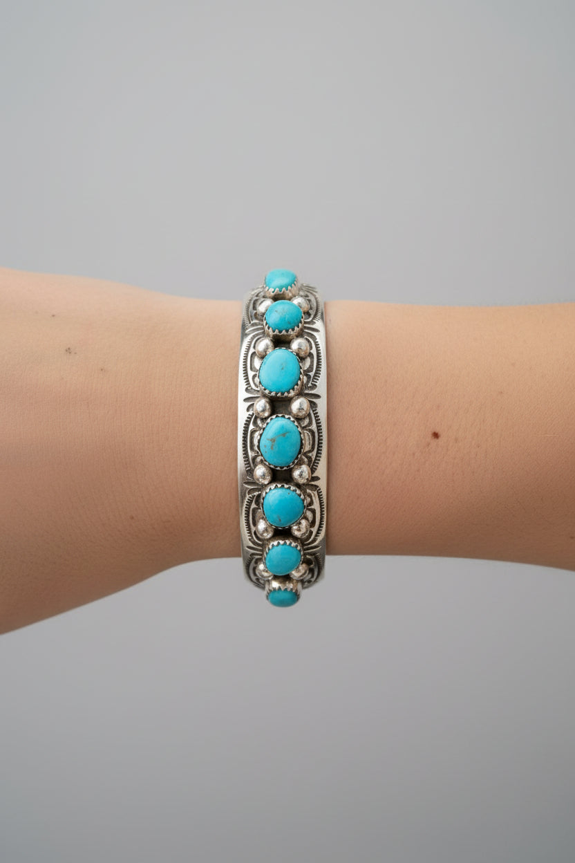 Opheim Turquoise Cuff Bracelet - Wooten's