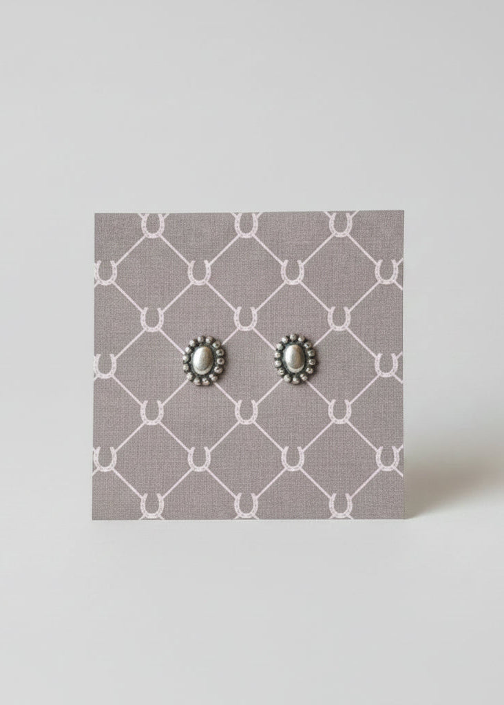 Oval Dover Silver Earrings - Wooten's