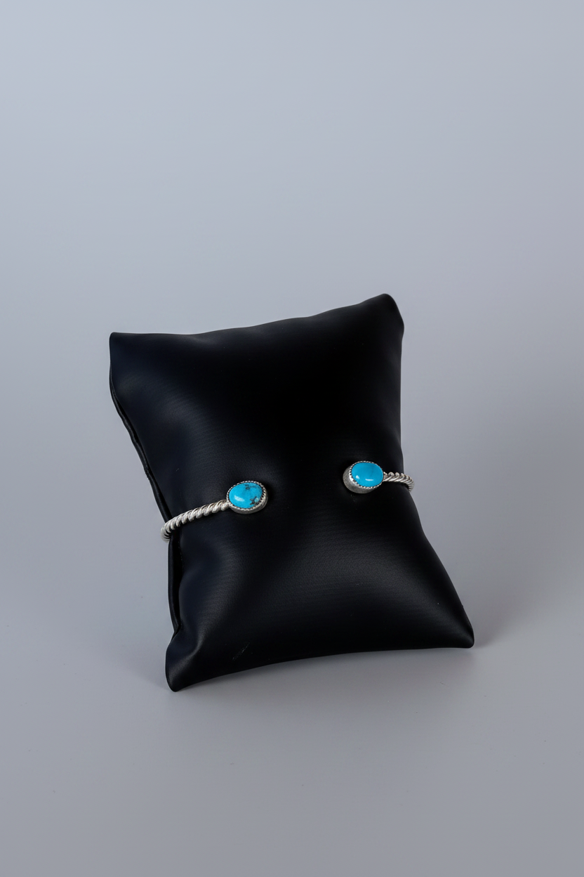 Pahokee Turquoise Twist Cuff Bracelet - Wooten's