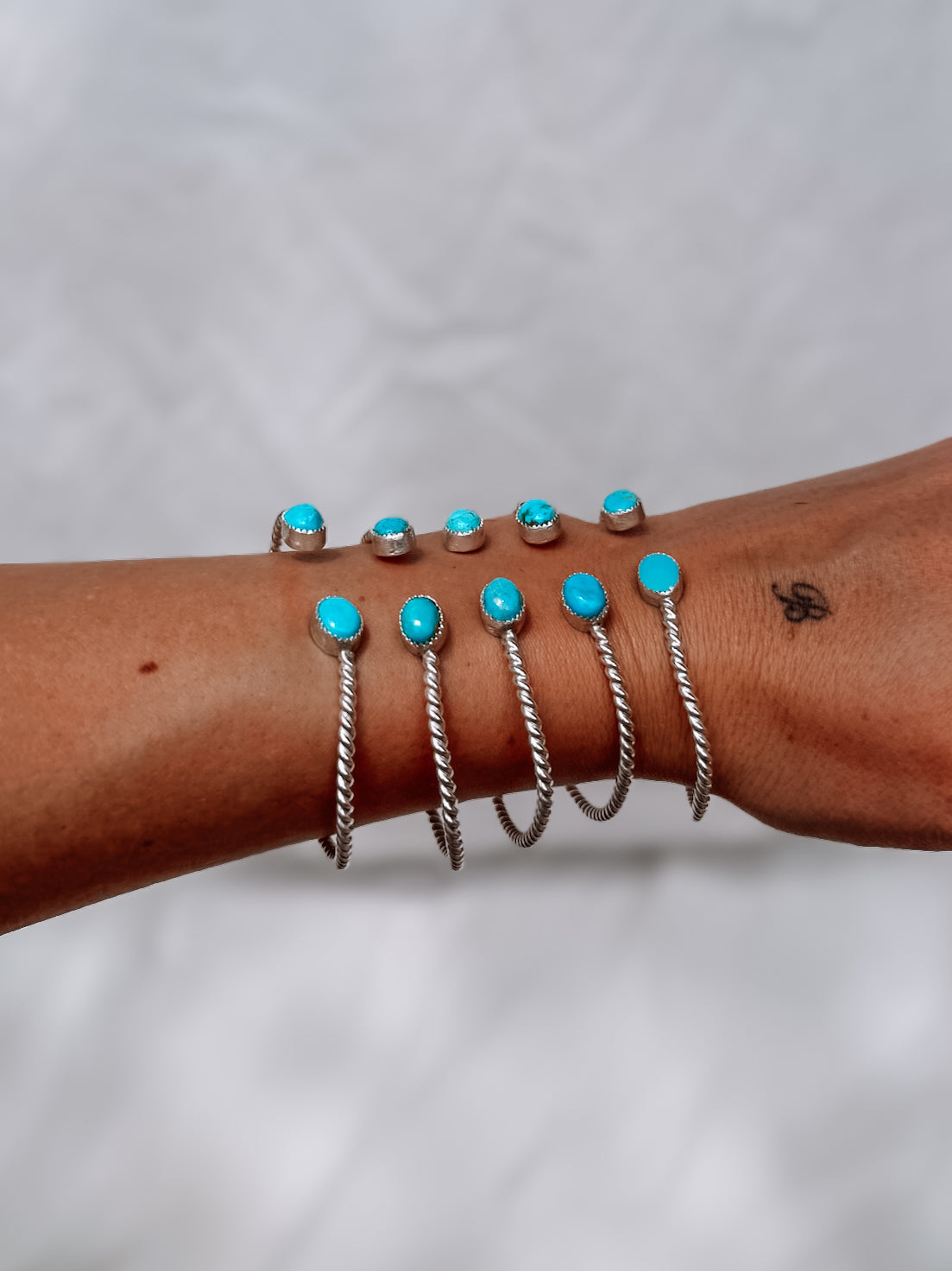 Pahokee Turquoise Twist Cuff Bracelet - Wooten's