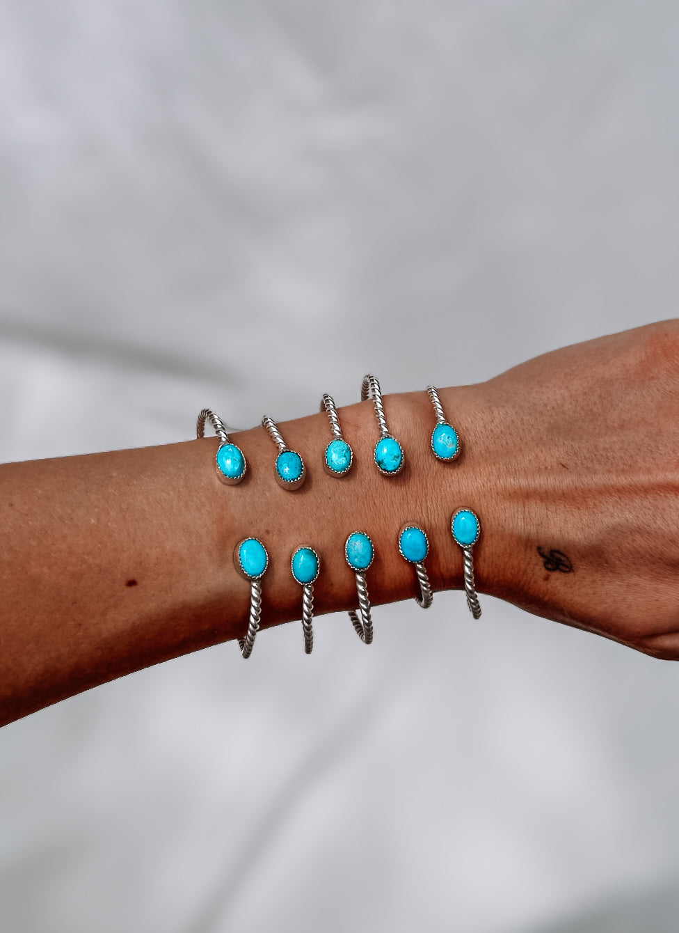Pahokee Turquoise Twist Cuff Bracelet - Wooten's