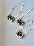 Paloma Cluster Necklace - Horseshoe J & Co.