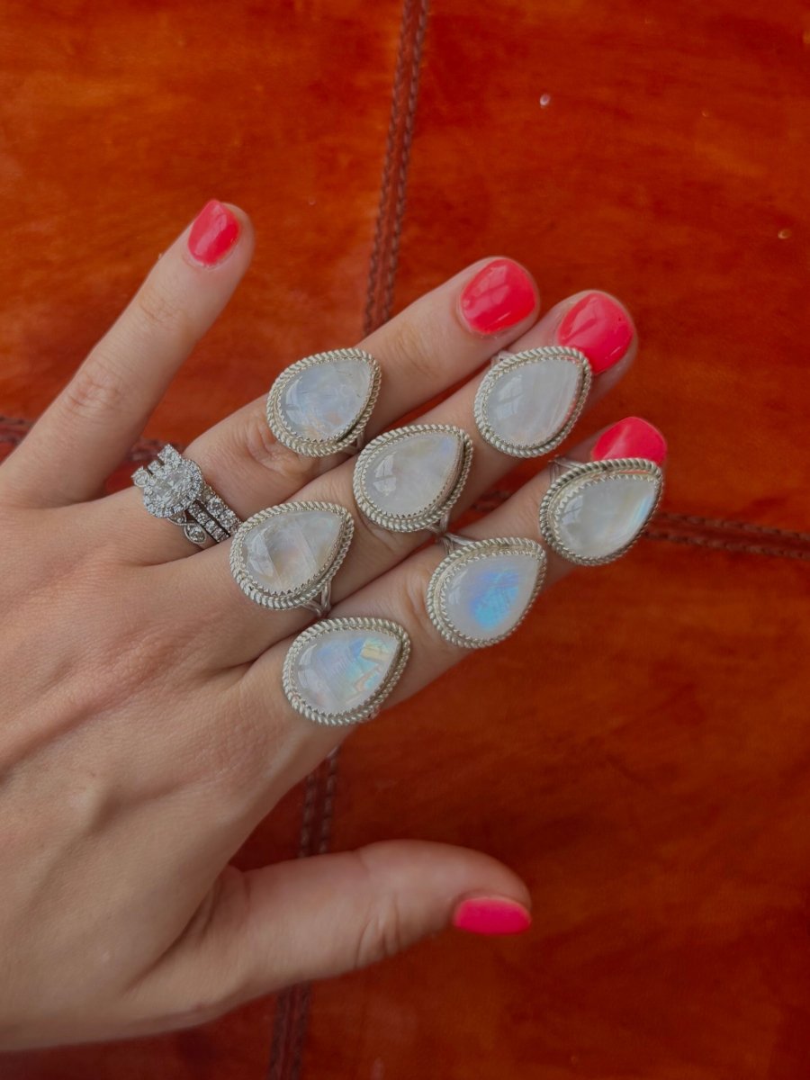 Parshall Moonstone Ring - Horseshoe J & Co.