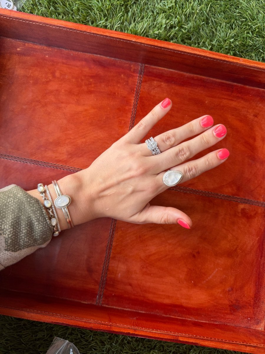 Parshall Moonstone Ring - Horseshoe J & Co.