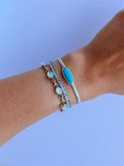 Pecos Turquoise Patterned Cuff - Horseshoe J & Co.