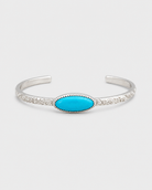 Pecos Turquoise Patterned Cuff - Wooten's