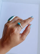 Pecos Turquoise Patterned Ring - Horseshoe J & Co.
