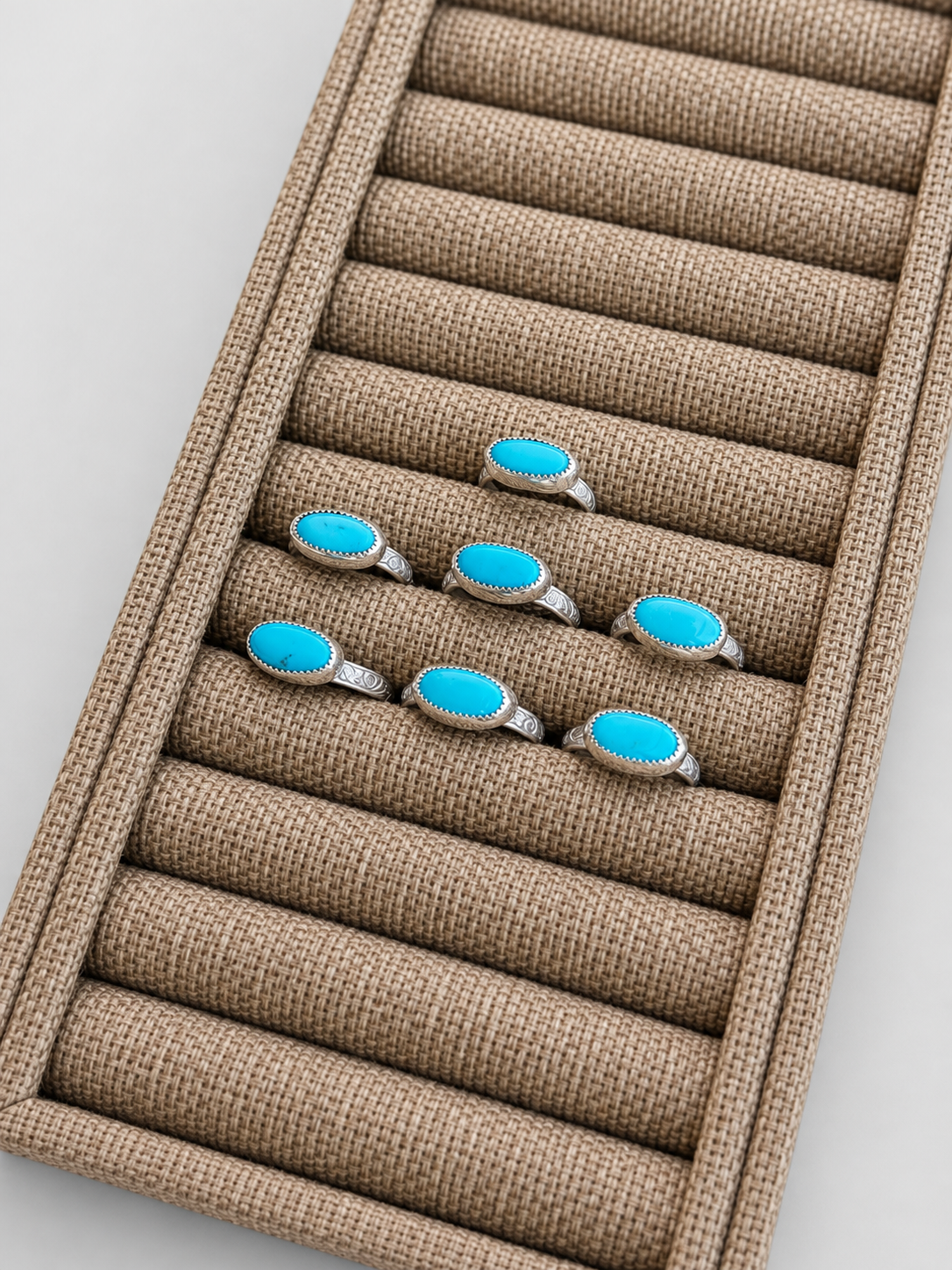 Pecos Turquoise Patterned Ring - Wooten's