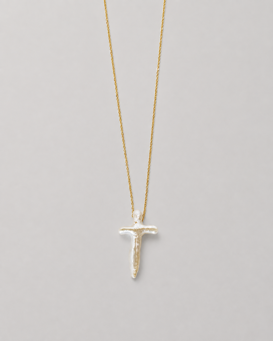 Perrin Freshwater Pearl Cross Necklace - Wooten's