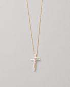 Perrin Freshwater Pearl Cross Necklace - Wooten's