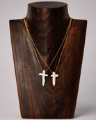 Perrin Freshwater Pearl Cross Necklace - Wooten's