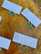 Picacho Turquoise Huggie Earrings - Horseshoe J & Co.