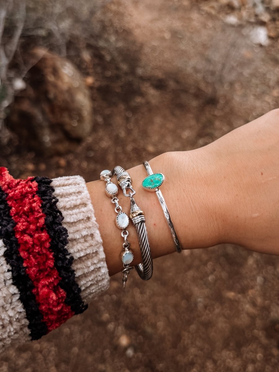 Pinedale Turquoise Cuff Bracelet - Horseshoe J & Co.