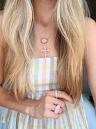 Poston Pink Conch Horizontal Ring - Wooten's
