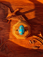 Prairie Hill Adjustable Turquoise Ring - Horseshoe J & Co.