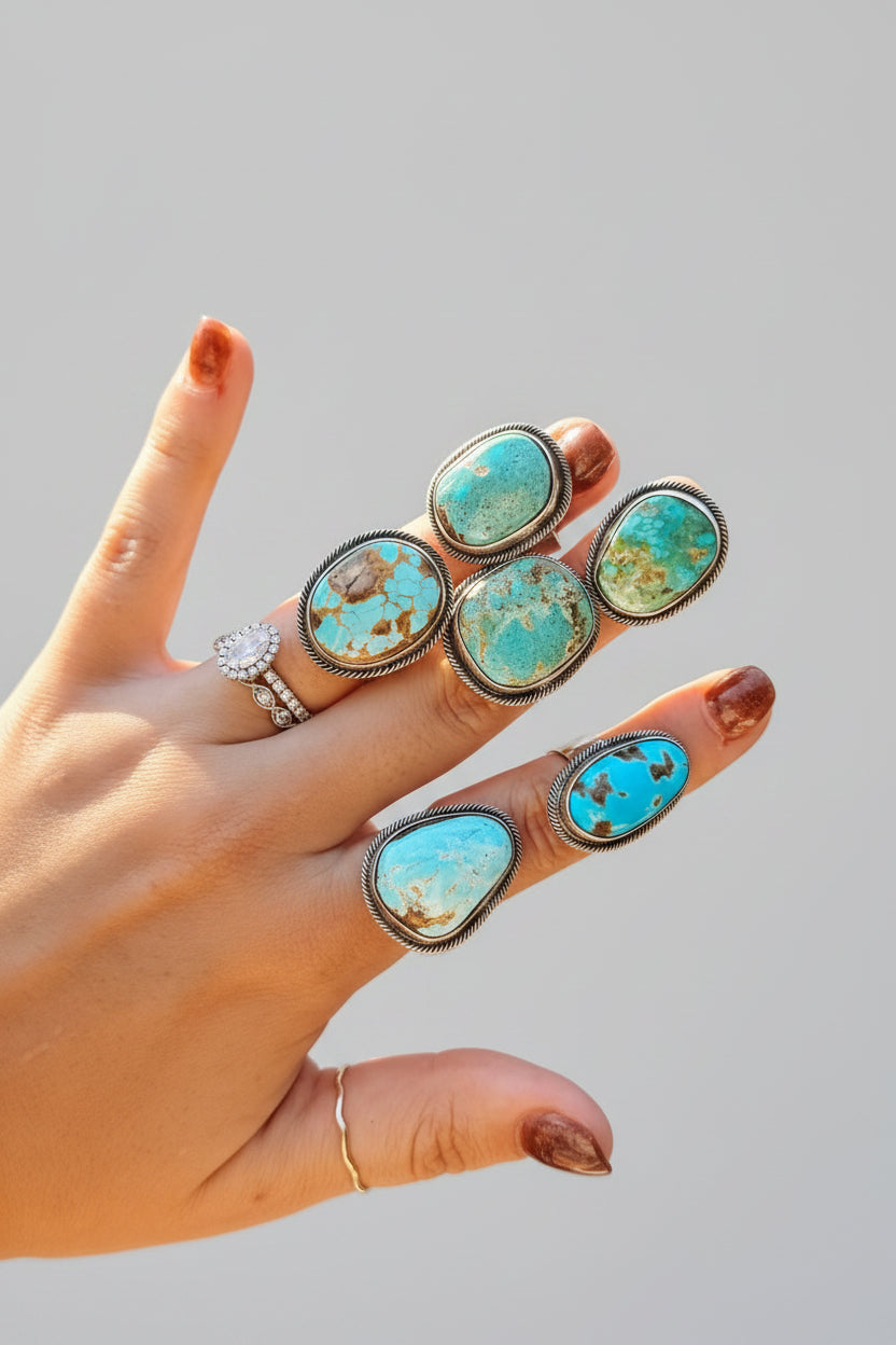 Prairie Hill Adjustable Turquoise Ring - Wooten's