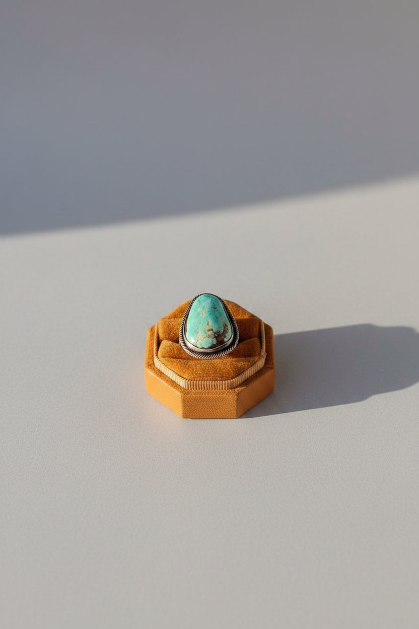 Prairie Hill Adjustable Turquoise Ring - Wooten's
