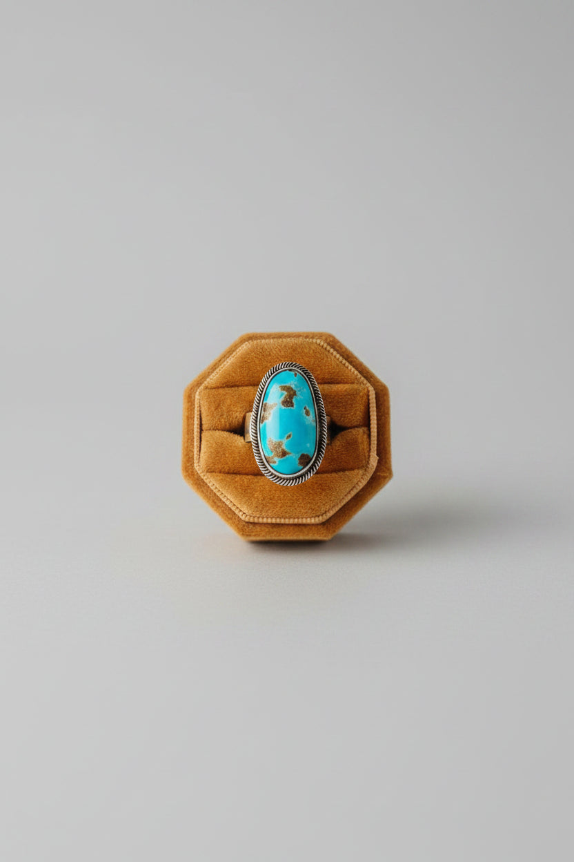 Prairie Hill Adjustable Turquoise Ring - Wooten's