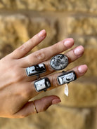 Princeton White Buffalo OVAL Ring - Horseshoe J & Co.