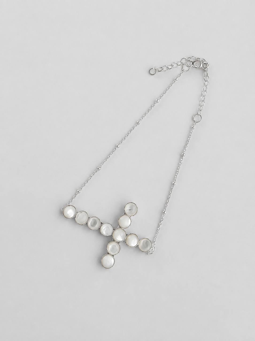 Proctor Mother of Pearl Cross Bracelet - Wooten's