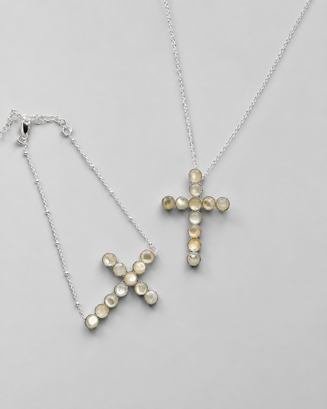 Proctor Mother of Pearl Cross Necklace - Wooten's