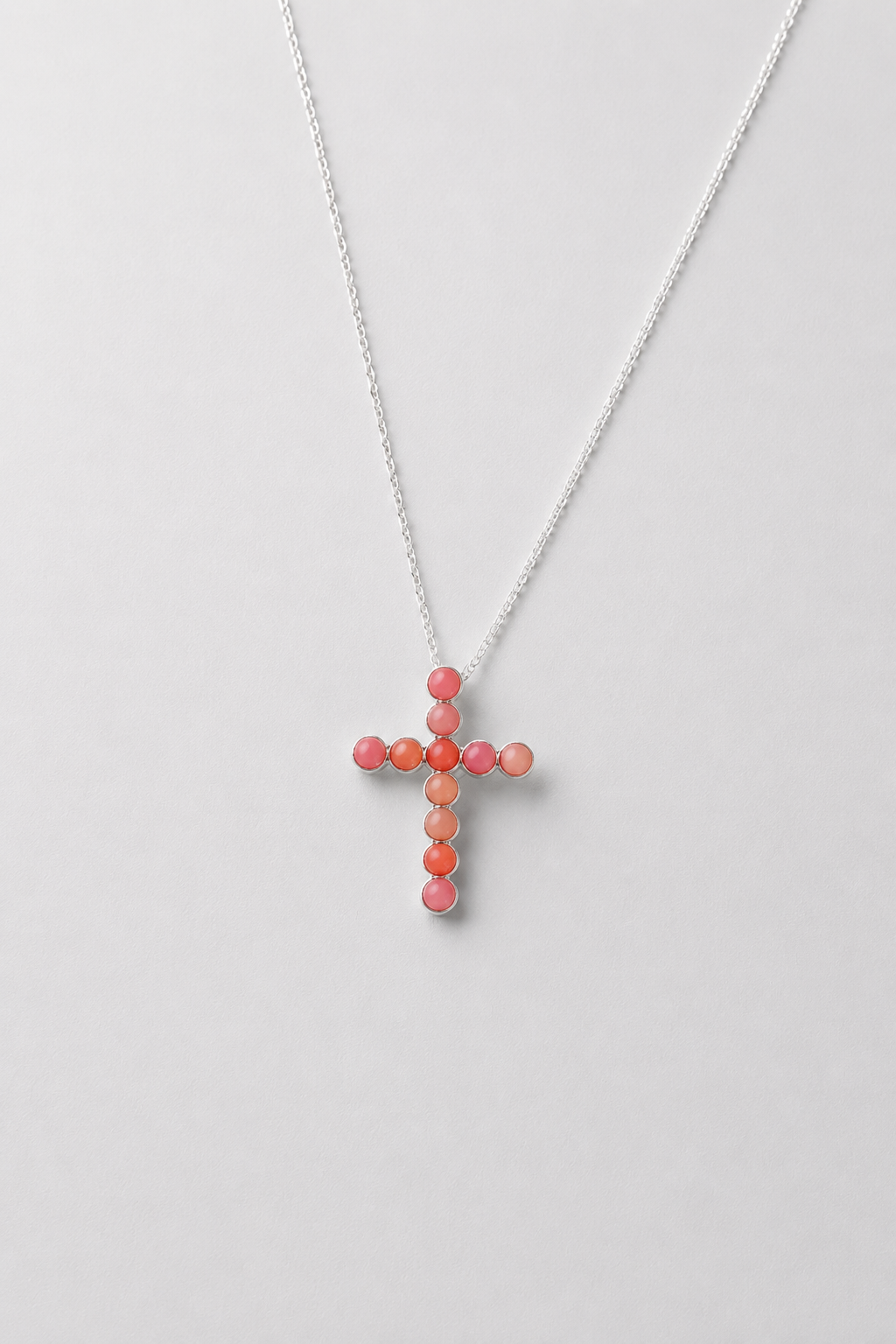 Proctor Pink Conch Cross Necklace - Wooten's