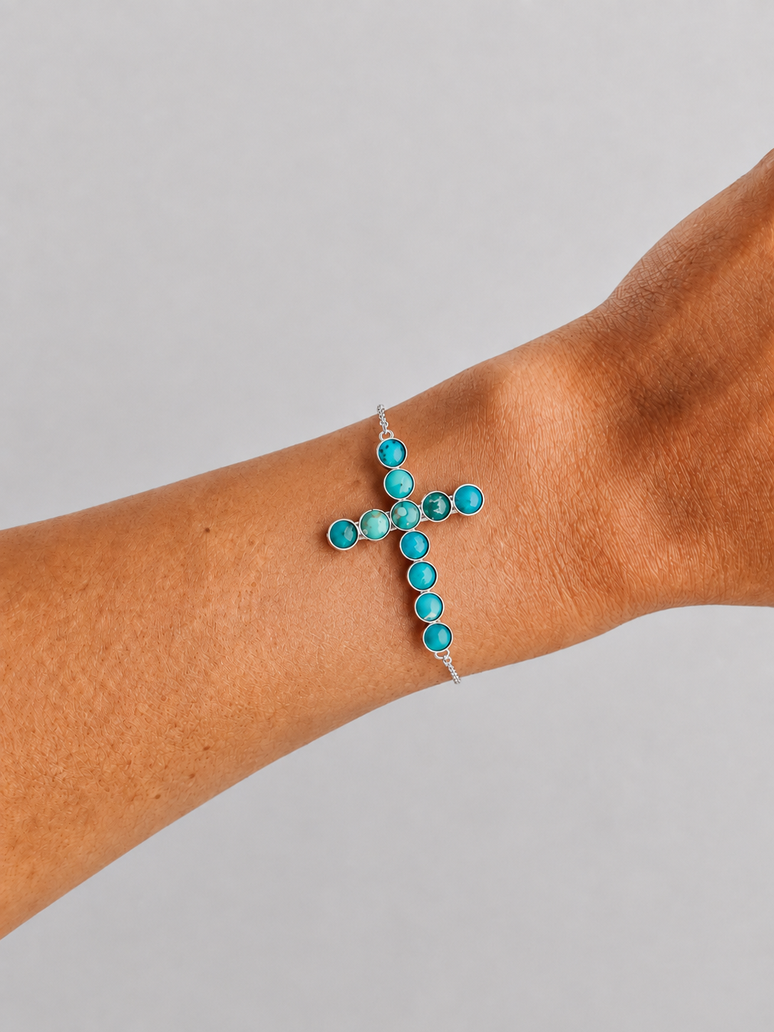 Proctor Turquoise Cross Bracelet - Wooten's
