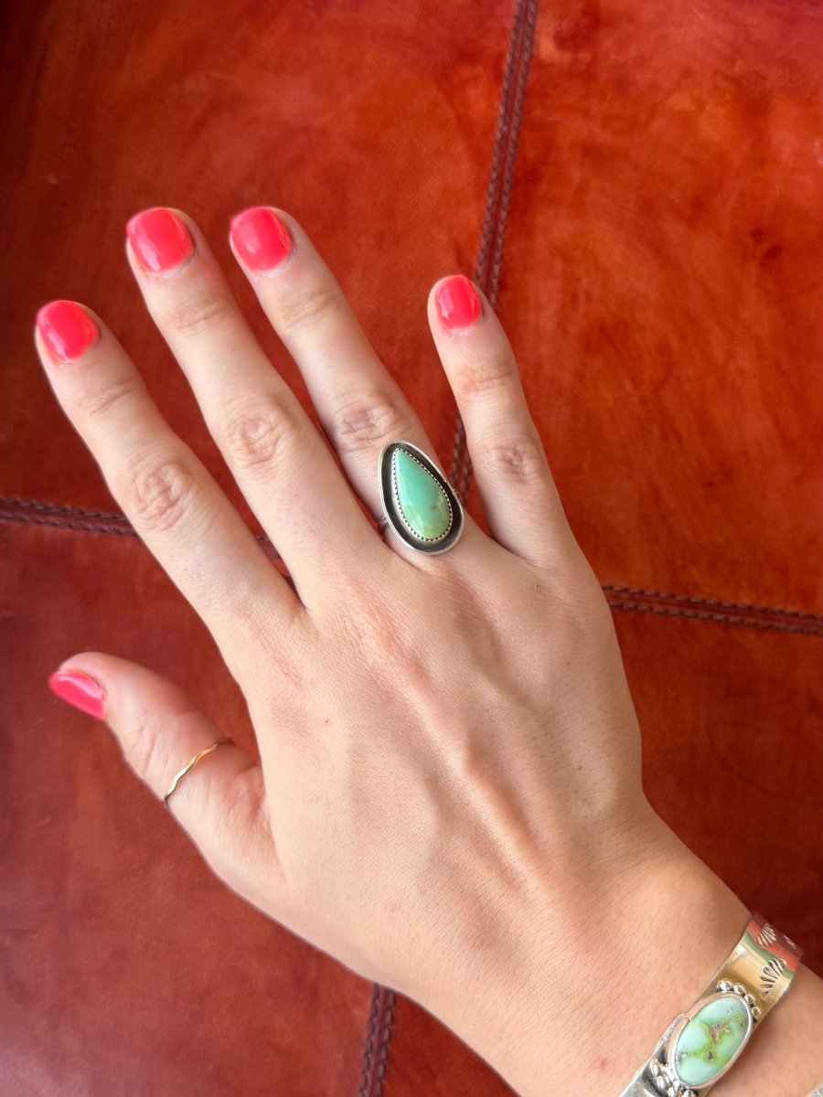 Quealy Turquoise Ring - Horseshoe J & Co.