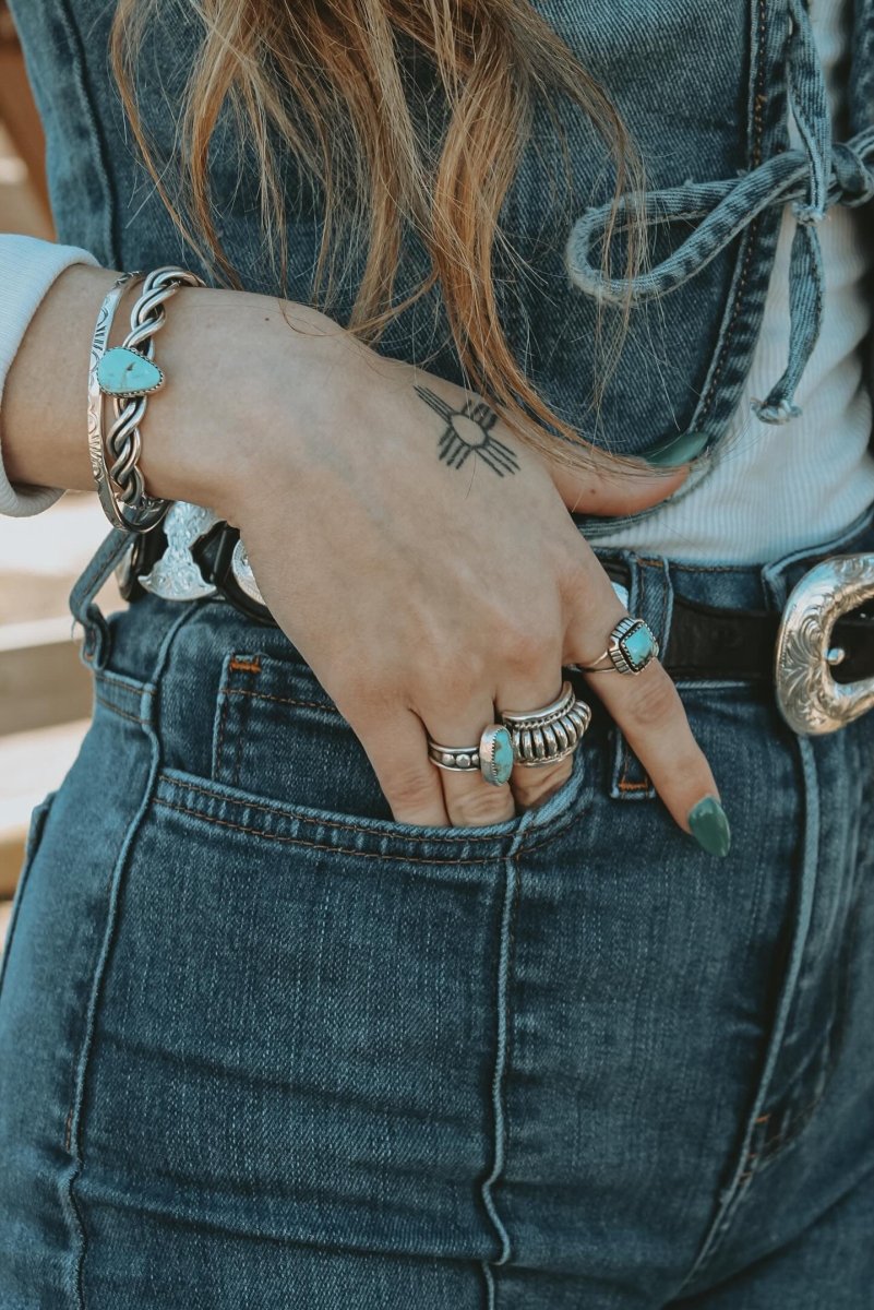 Quincy Silver Coil Ring - Wooten's