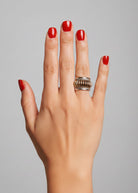 Quincy Silver + Gold Coil Ring - Wooten's