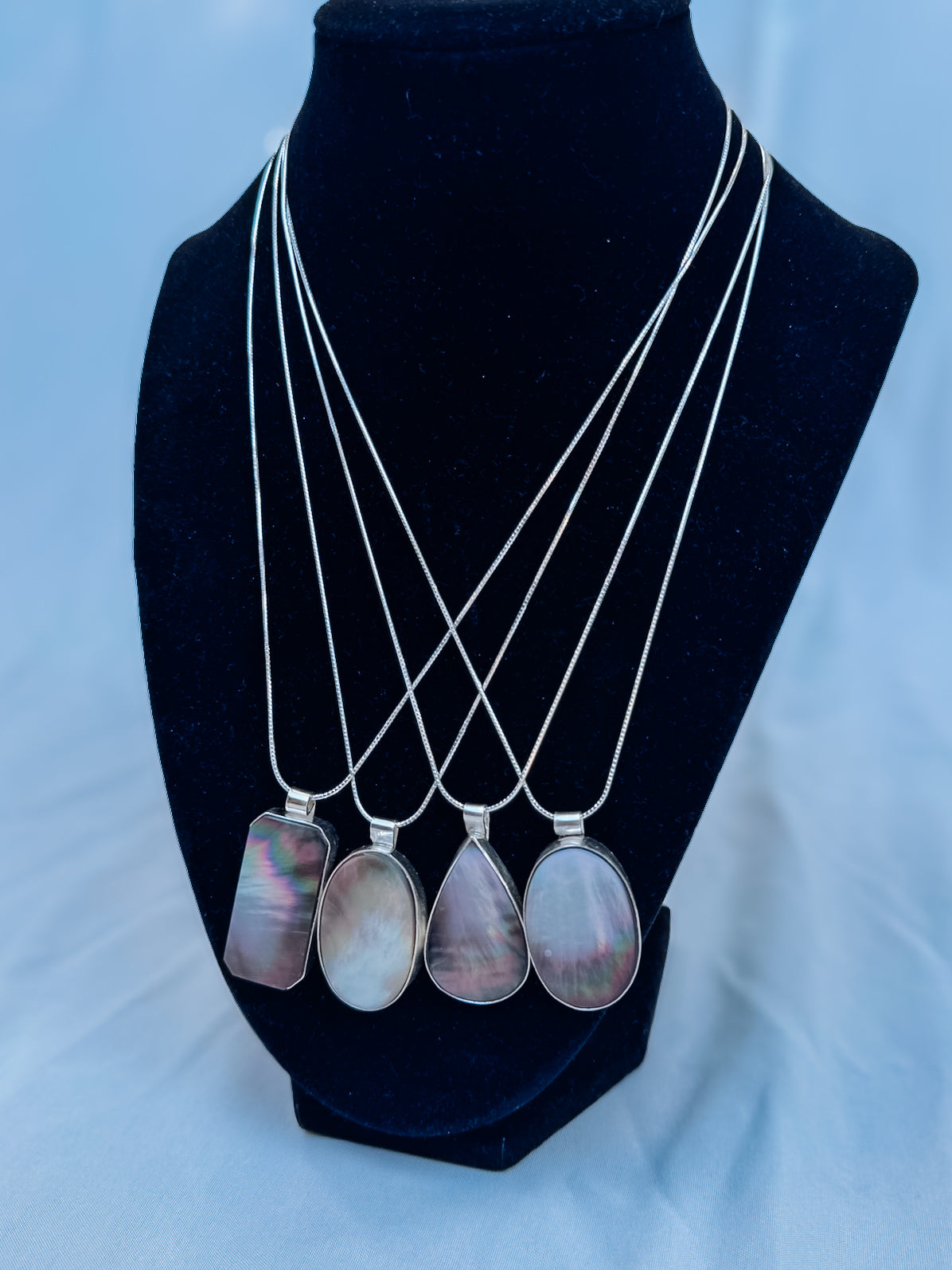 Raiford Black Mother of Pearl Necklace - Wooten's