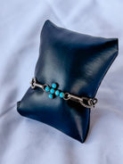 Ranchester Turquoise Cross Link Bracelet - Wooten's