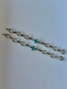 Ranchester Turquoise Cross Link Bracelet - Wooten's